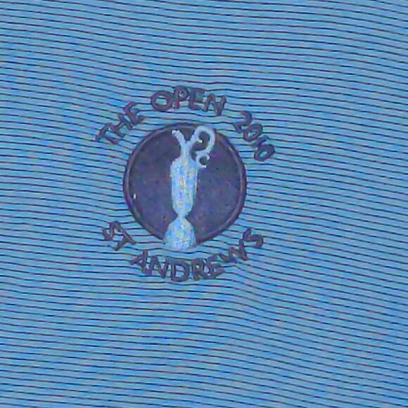 The Open Championship 2010 St. Andrews Golf Polo Shirt in Blue – Size M – EUC - Picture 2 of 8
